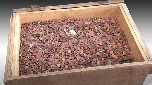 WWII Ceramic coins unearthed in Kyoto